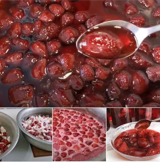 “Deliciu culinar: Rețeta de dulceață de căpșuni – Fructele rămân întregi și suculente după fierbere